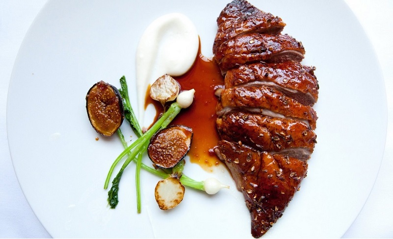 A screengrab of a dish from Eleven Madison Park as shared by Twitter user PROHBTD.