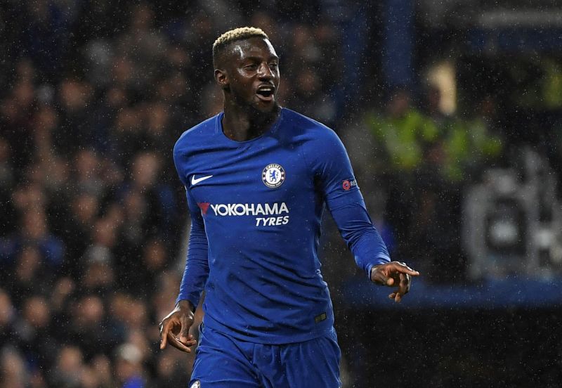 Chelsea's Tiemoue Bakayoko celebrates after scoring the fourth goal against Qarabag. u00e2u20acu2022 Reuters pic