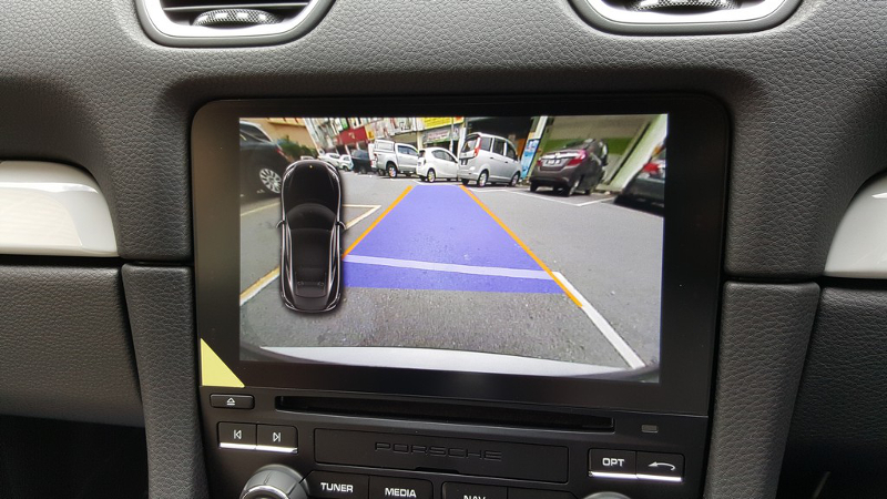 The reverse camera is a good feature to have.