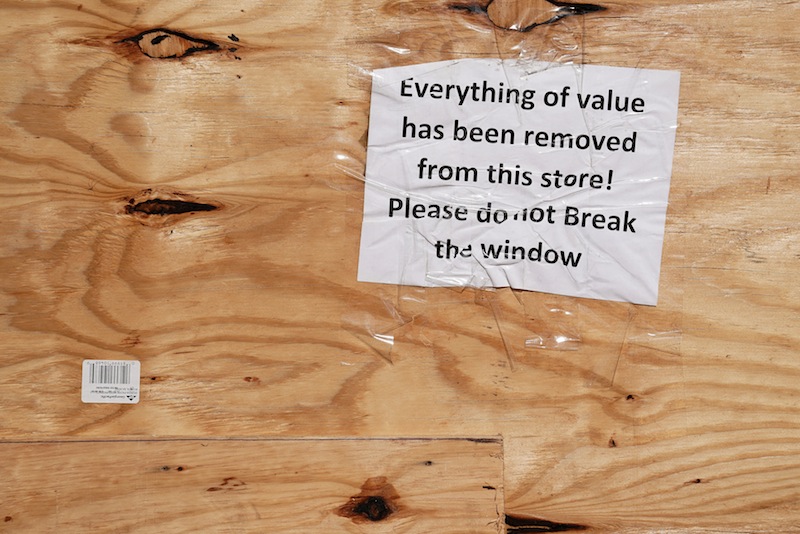 A sign on a business is pictured in advance of Hurricane Irma's expected arrival in North Miami Beach, Florida, September 7, 2017. u00e2u20acu201d Reuters pic