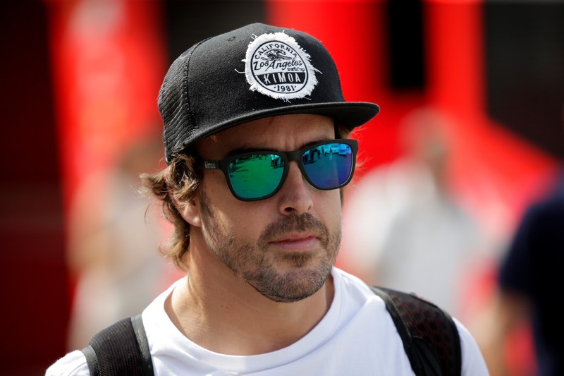 McLaren's Fernando Alonso at the Italian Grand Prix in Monza September 1, 2017. u00e2u20acu201d Reuters pic 