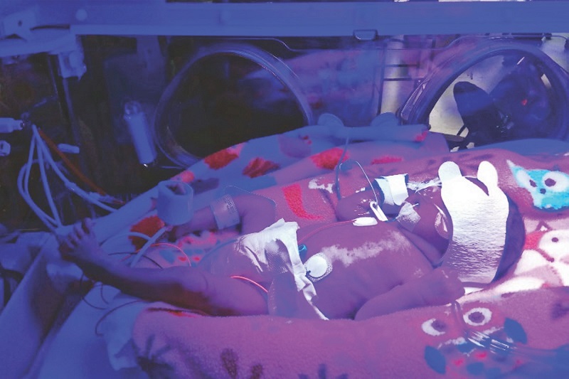 Baby Amin Mikael at the Neonatal Intensive Care Unit, which specialises in the care of ill or premature newborn infants. u00e2u20acu201d Picture from www.gofundme.com/aminmikael
