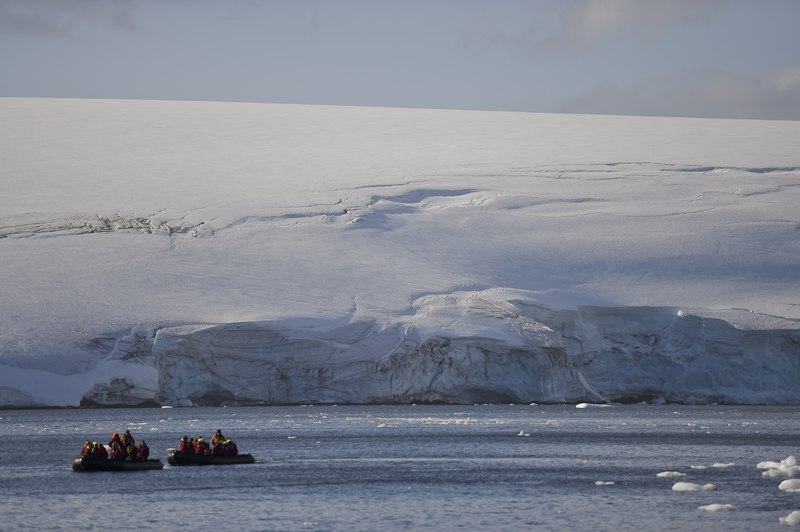 A secret world of animals and plants u00e2u20acu201d including unknown species u00e2u20acu201d may live in warm caves under Antarctica's glaciers, scientists said today (September 8, 2017).  u00e2u20acu201d AFP pic