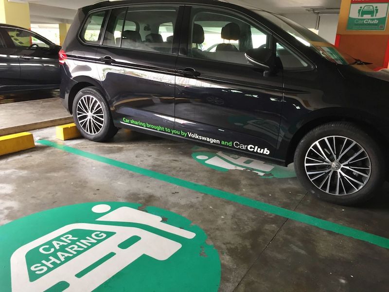 Volkswagen is currently offering its cars in a tie-up with Car Club, an operator which has been in the car-sharing business here for 20 years. u00e2u20acu201d TODAY pic