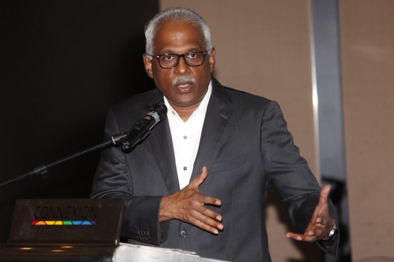 Klang MP Charles Santiago speaks at the u00e2u20acu02dcEnvisioning The Future Beyond GE14u00e2u20acu2122 forum in Kuala Lumpur September 30, 2017. u00e2u20acu2022 Picture by Choo Choy May