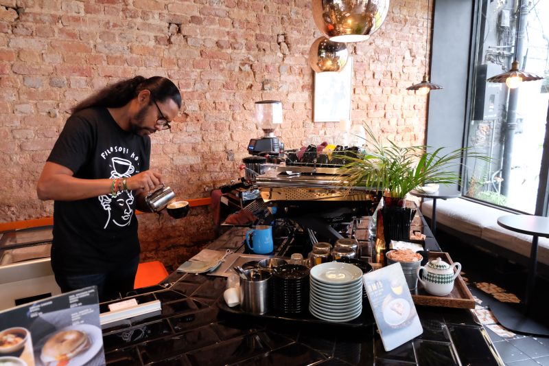 Bricklin Cafe opened the same time as the Hin Bus Depot.