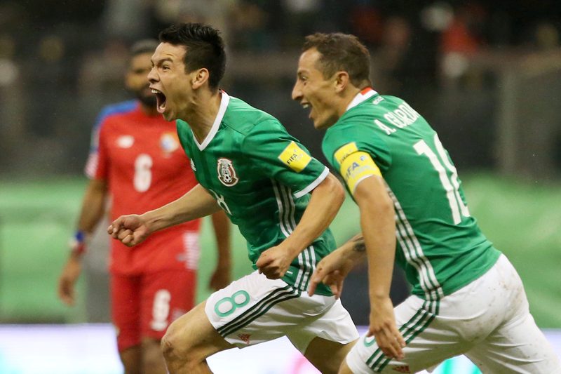 Mexico's Hirving Lozano celebrates his goal in the World Cup 2018 qualifiers against Panama in Mexico City September 1, 2017. u00e2u20acu201d Reuters pic 