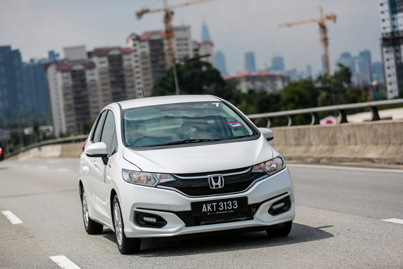 The Honda Jazz Hybrid on the road. u00e2u20acu201d Pictures courtesy of Honda Malaysia