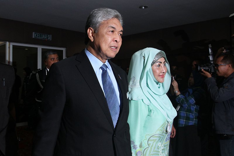 Deputy Prime Minister Datuk Seri Ahmad Zahid Hamidi arrives at Pulapol, Kuala Lumpur September 4, 2017. u00e2u20acu201d Picture by Miera Zulyanan