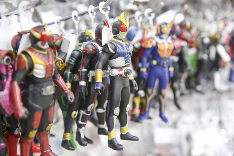 Toy collectors will have fun looking for collectibles here. 