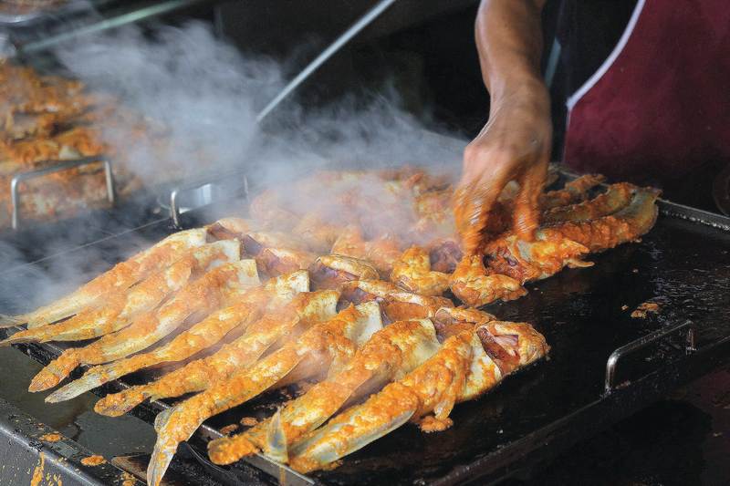 Grilled fish at Gerai Pak Lang Ikan Bakar. — Malay Mail picture