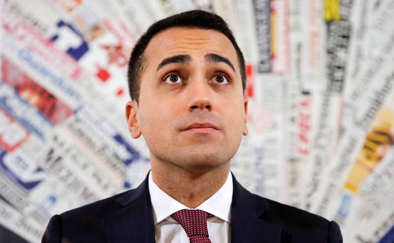 5-Star Movement's Luigi Di Maio looks on as he arrives for a news conference in Rome October 17, 2016. u00e2u20acu201d Reuters pic