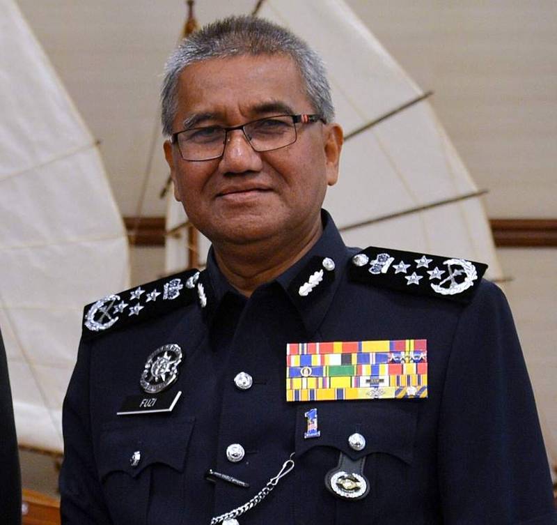 IGP Tan Sri Mohamad Fuzi Harun. u00e2u20acu201d Bernama pic