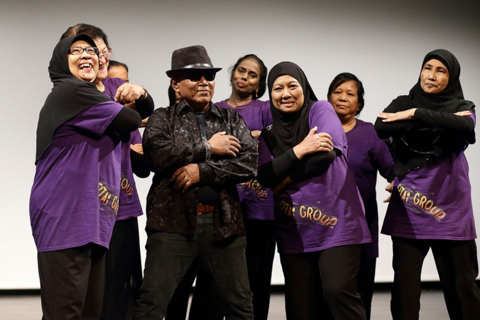 Participant of Esplanadeu00e2u20acu2122s Footwork for Seniors - Hip Hop Dance Project 2016. u00e2u20acu201d Picture by  National Arts Council