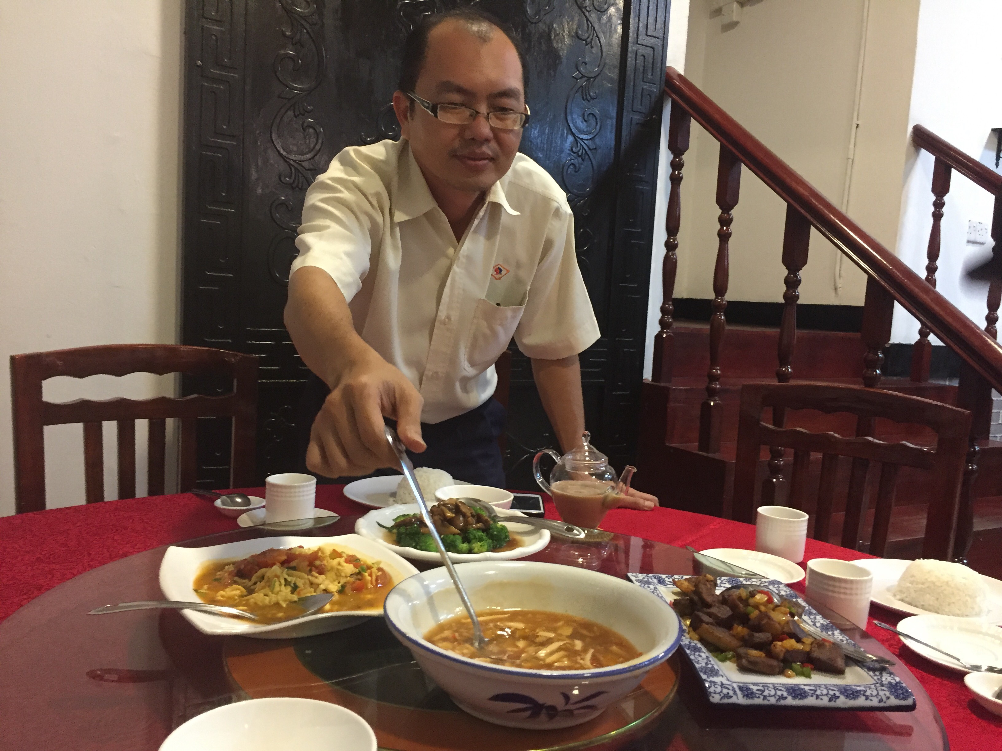 Yunus Lee says relatives often get together to cook traditional Shandong cuisine that cannot be found easily in restaurants. 