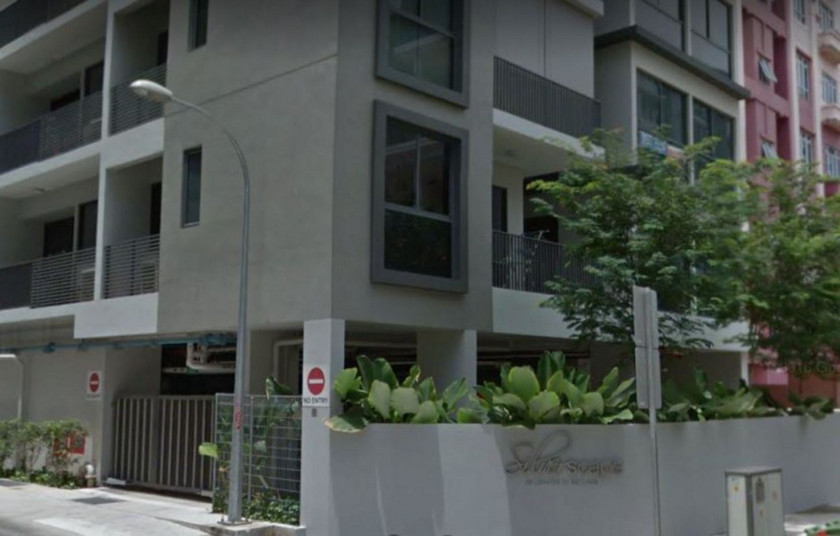 A Google Street View image of the Silverscape condominium in Geylang. u00e2u20acu201du00c2u00a0Google Maps