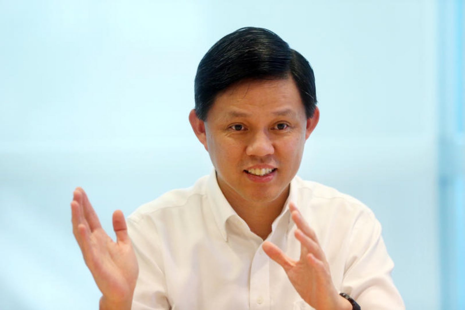 Minister in the Prime Ministeru00e2u20acu2122s Office Chan Chun Sing said sharing oneu00e2u20acu2122s treasures can be straightforward, but it takes more and is more crucial to share oneu00e2u20acu2122s time and talent to help others. u00e2u20acu201d TODAY pic