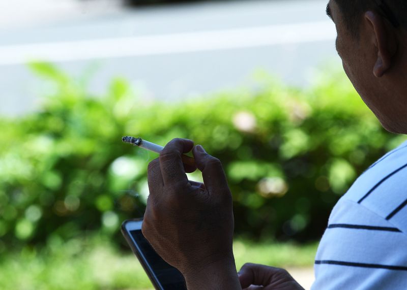 Smoking reduces life expectancy among people living with HIV, researchers say. u00e2u20acu2022 AFP pic