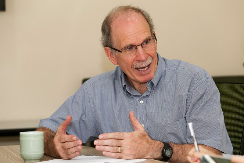 Rev Dr Robert Weniger shared the conscious efforts by St Andrew's to be inclusive and respectful of the different backgrounds of its international congregation. — Picture by Choo Choy May