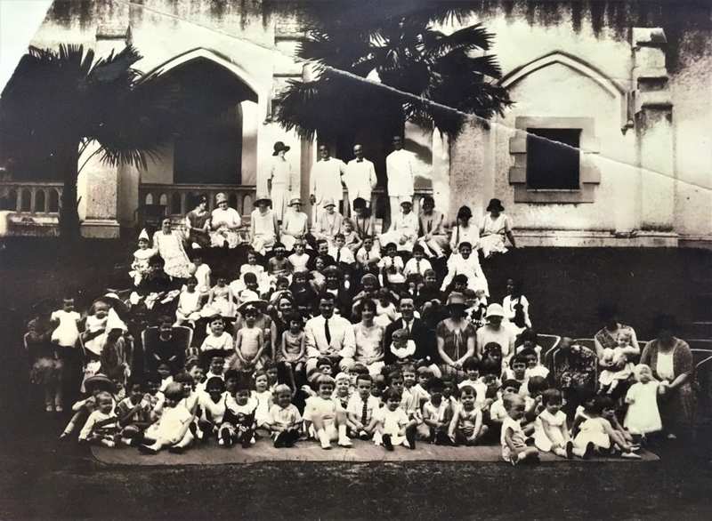 Children who attended St Andrew's Sunday school for Christian education can be seen here in December 1926; but the church's education efforts extended even to far-flung plantations. — Picture courtesy of St Andrew's Presbyterian Church