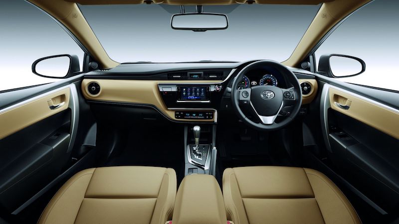 The interior of the new Toyota Corolla Altis. — TODAY pic