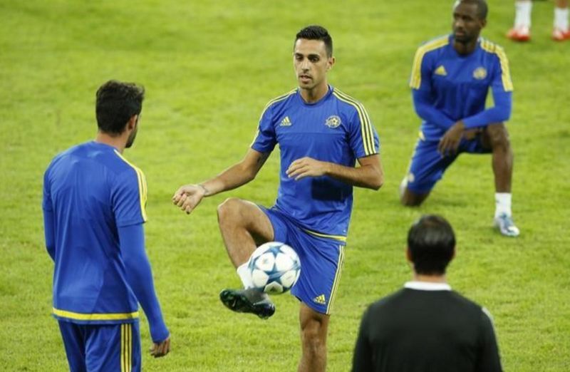 File picture shows Maccabi Tel Avivu00e2u20acu2122s Eran Zahavi during training at Sammy Ofer Stadium, Haifa, Israel, November 23, 2015. u00e2u20acu201d John Sibley Livepic/Reuters pic