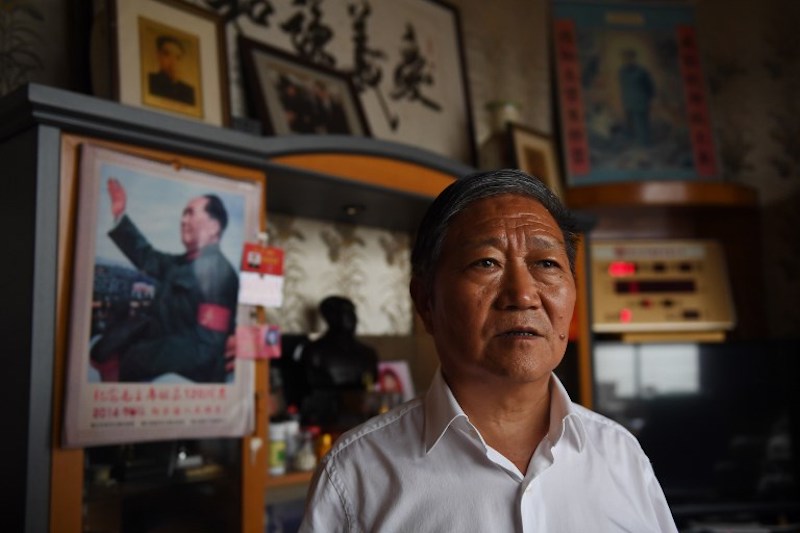 Communist Party Secretary Wang Hongbin in his office in Nanjie village, in Chinau00e2u20acu2122s central Henan province, September 27, 2017. u00e2u20acu201d AFP pic