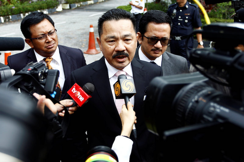 Indonesian ambassador tou00c2u00a0Malaysiau00c2u00a0Rusdi Kirana speaks to journalists at the Shah Alam High Court, where Indonesian Siti Aisyah and Vietnamese Doan Thi Huong are on trial for the killing of Kim Jong-nam, October 2, 2017. u00e2u20acu201d Reuters pic