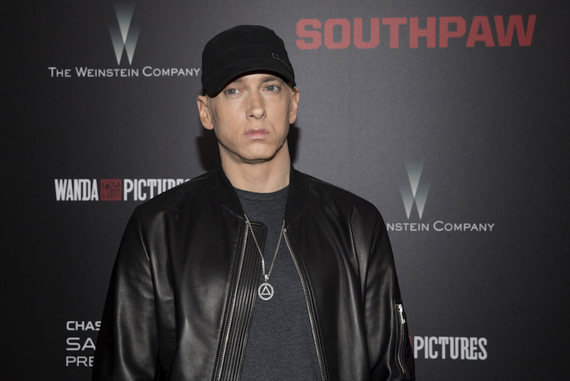 Musician Eminem attends the premiere of u00e2u20acu02dcSouthpawu00e2u20acu2122 in New York July 20, 2015. u00e2u20acu201d Reuters pic