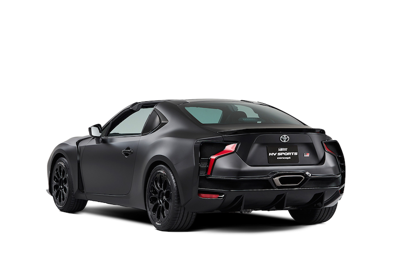 The rear haunches of the Toyota GR HV SPORTS concept are reminiscent of the Sports 800. — Handout via AFP