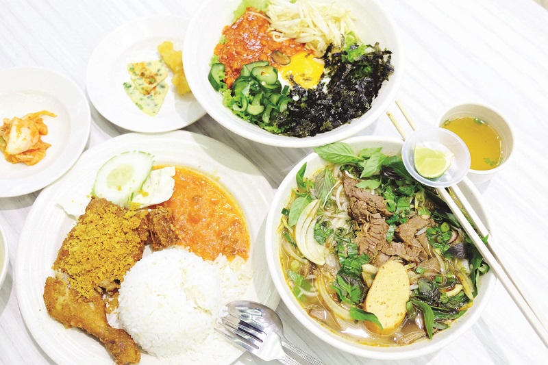 Some of the savoury fare offered at Food Zine. u00e2u20acu201d Pictures by Rebecca saw