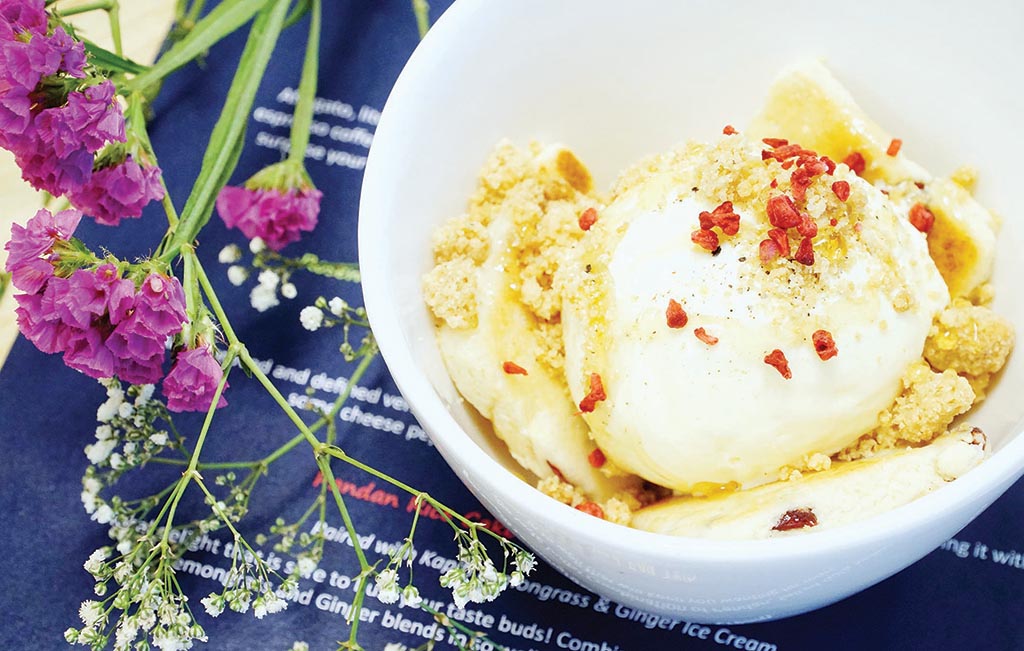 IDC — One of Ice Dream Cafe’s sweet surprises.