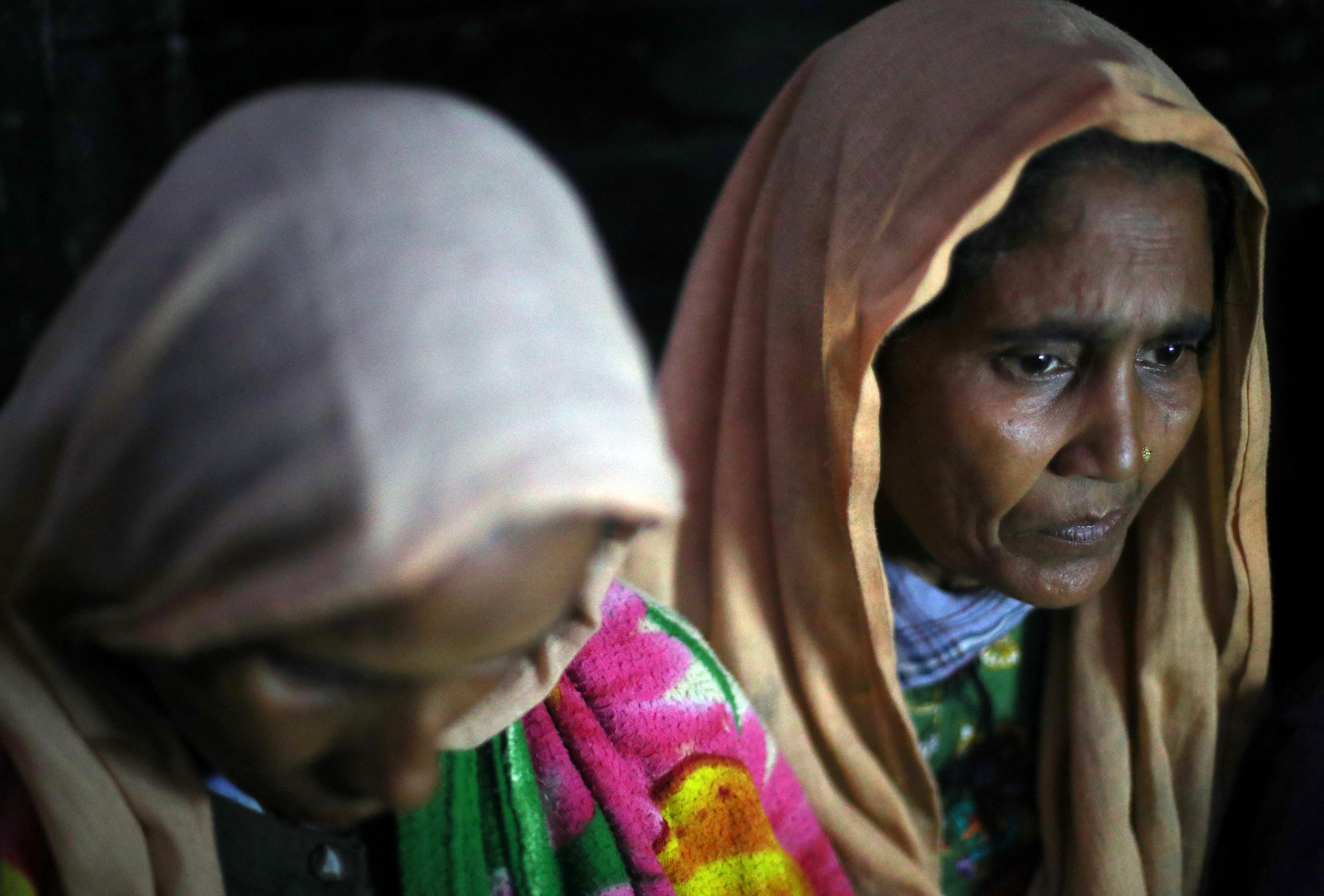 Begum, 45, a Rohingya refugee waits to receive permission from the Bangladeshi army to continue her way as she crosses from Myanmar, in Teknaf, Bangladesh, October 31, 2017. u00e2u20acu201d reuters pic