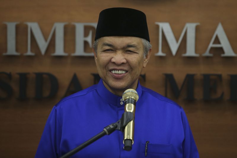 Datuk Seri Ahmad Zahid Hamidi speaks during a press conference at Parliament in Kuala Lumpur October 27, 2017. u00e2u20acu201d Picture by Yusof Mat Isa