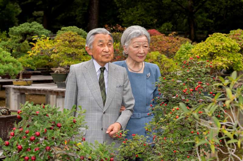 Japan's Empress Michiko with Emperor Akihito at the Imperial Palace in Tokyo, in this handout picture from Imperial Household Agency of Japan. Empress Michiko celebrated her 83rd birthday on October 20, 2017. u00e2u20acu201d Reuters pic 