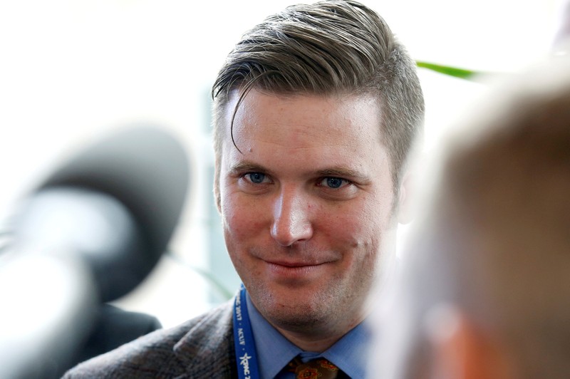 Richard Spencer, a leader and spokesperson for the so-called alt-right movement, speaks to the media in National Harbor, Maryland February 23, 2017. u00e2u20acu201d Reuters pic 