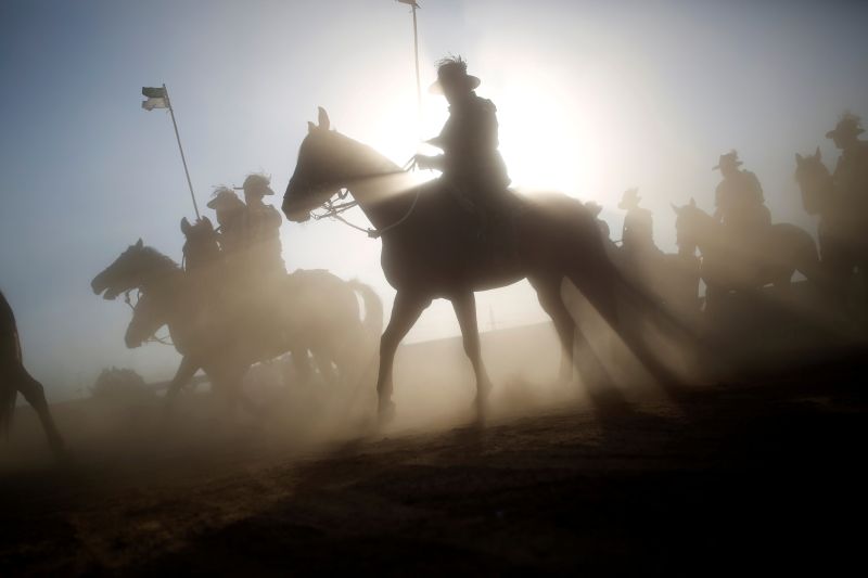 Descendants of soldiers from the Australian and New Zealand Army Corps (Anzac) take part in a dress rehearsal of a re-enactment of the famous World War One cavalry charge known as u00e2u20acu02dcBattle of Beershebau00e2u20acu2122 in Beersheba October 31, 2017. u00e2u20acu201d Reuters pic