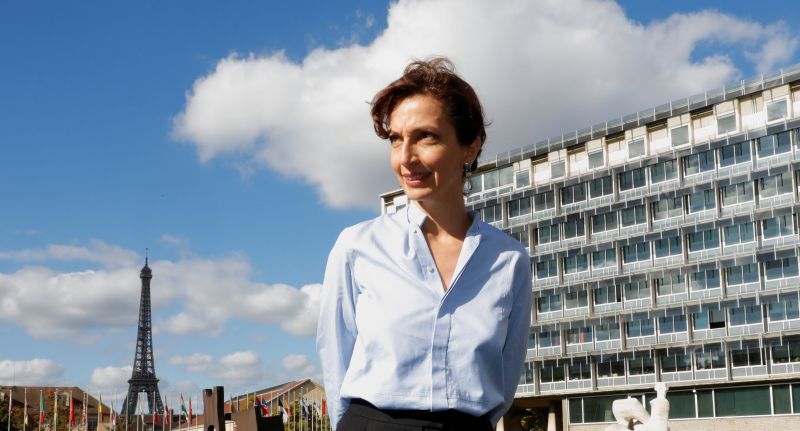 Audrey Azoulay, France's candidate for the position of Director-General of the United Nations Educational, Scientific and Cultural Organisation (Unesco), poses outside the Unesco headquarters in Paris October 13, 2017. u00e2u20acu201d Reuters pic