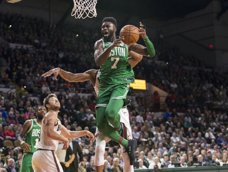 Boston Celtics forward Jaylen Brown (7) drives for the basket during the second quarter against the Milwaukee Bucks at UW-Milwaukee Panther Arena, Milwaukee October 26, 2017. u00e2u20acu2022 Reuters pic