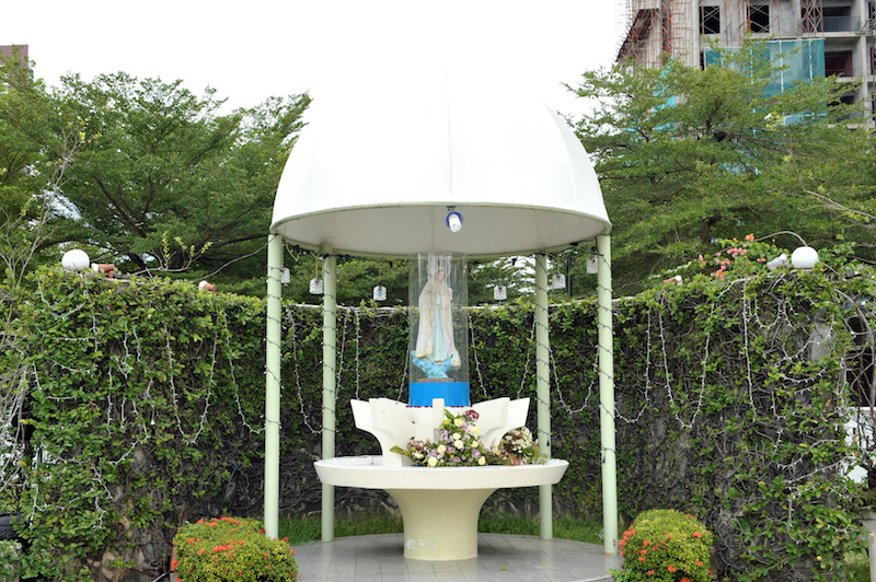 The Virgin Mary grotto at the Church of the Nativity of the Blessed Virgin Mary. — Picture by KE Ooi