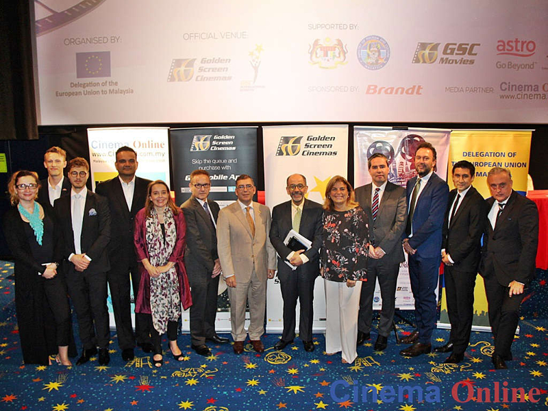 Ambassadors from EU countries at the launch of the 18th European Union Film Festival, which will kick off this October 19.n
