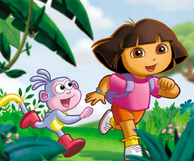 A screengrab of Nickelodeonu00e2u20acu2122s highly successful u00e2u20acu02dcDora the Exploreru00e2u20acu2122.