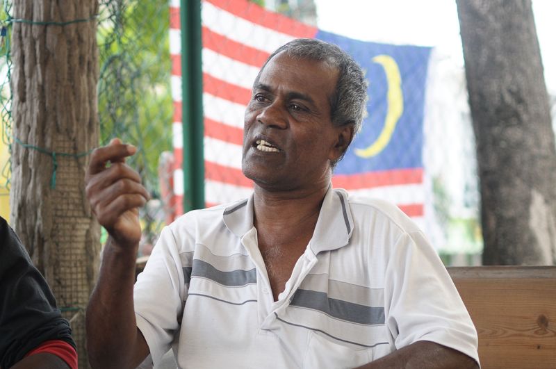 House owner G. Sundaran speaks to reporters during the PSM press conference at Pangsapuri Melewar in Shah Alam October 12, 2017. u00e2u20acu2022 Picture by Miera Zulyana