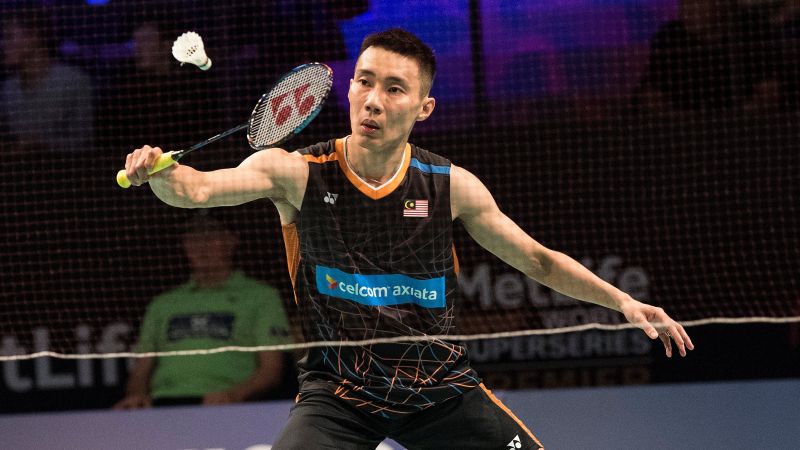 Datuk Lee Chong Wei in action against Pablo Abian of Spain at the Denmark Open Super Series Premier Badminton Tournament in Odense. u00e2u20acu2022 Reuters pic