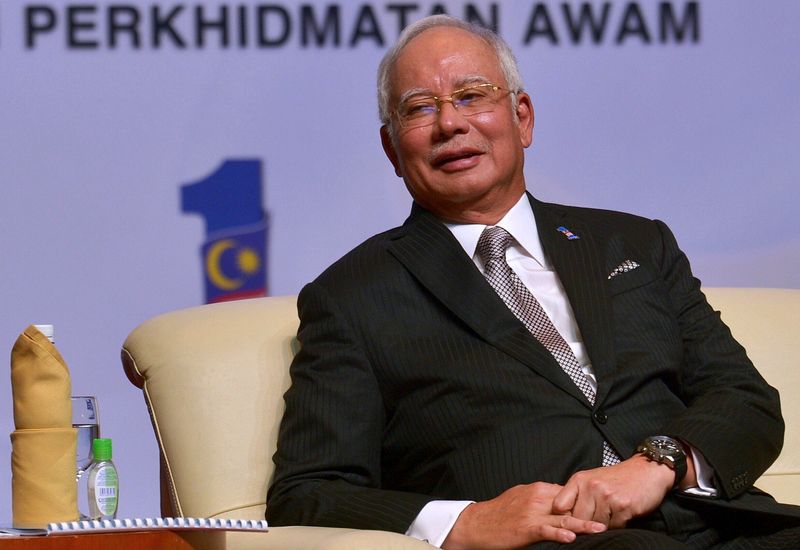 Prime Minister Datuk Seri Najib Razak is pictured during the 15th Perdana Civil Service Awards Presentation at the Putrajaya International Convention Centre, October 3, 2017. u00e2u20acu201d Bernama pic