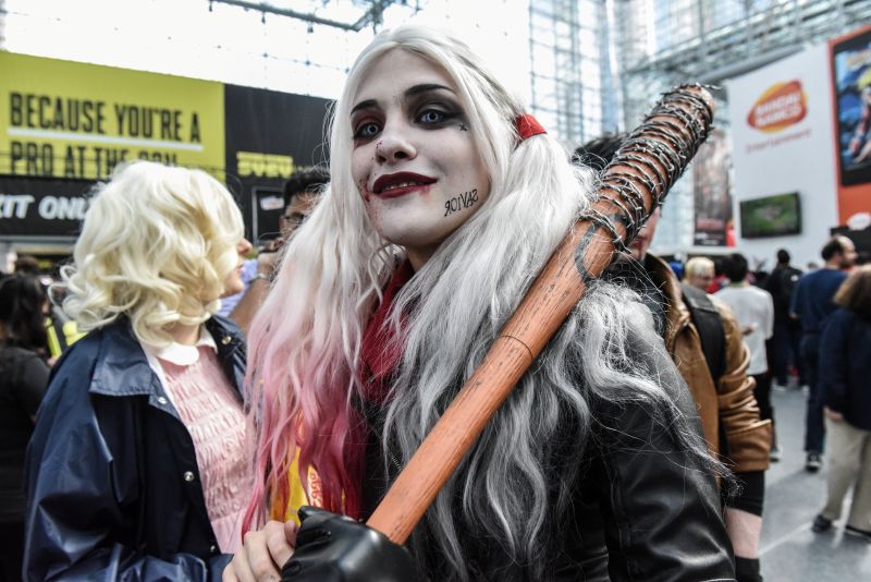 A woman dressed as a character from the Walking Dead TV series attends New York Comic Con in New York City October 5, 2017. u00e2u20acu2022 Reuters pic