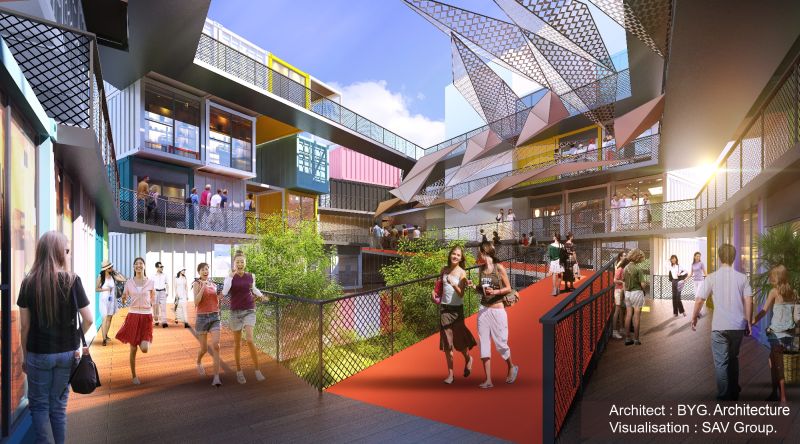 An artistu00e2u20acu2122s impression of the Penang Arts District. u00e2u20acu2022 Picture courtesy of BYG architecture