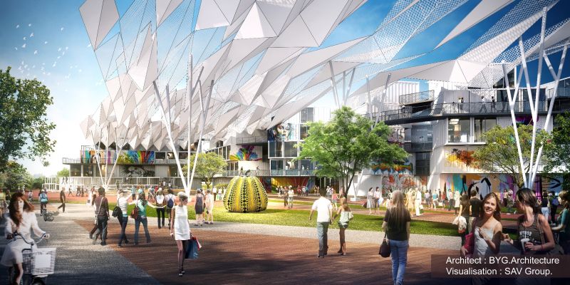 The proposed Penang Arts District will be mainly made up of shipping containers.