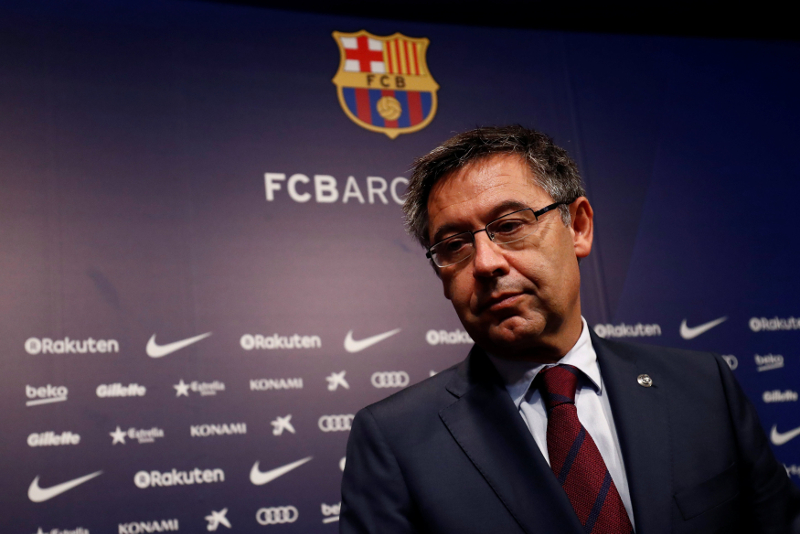 Barcelona President Josep Maria Bartomeu attends a news conference at Camp Nou stadium in Barcelona October 2, 2017. u00e2u20acu201d Reuters pic