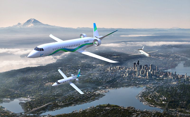 Zunum Aero plans to introduce a hybrid electric plane for delivery in 2022. u00e2u20acu201d Handout via AFP